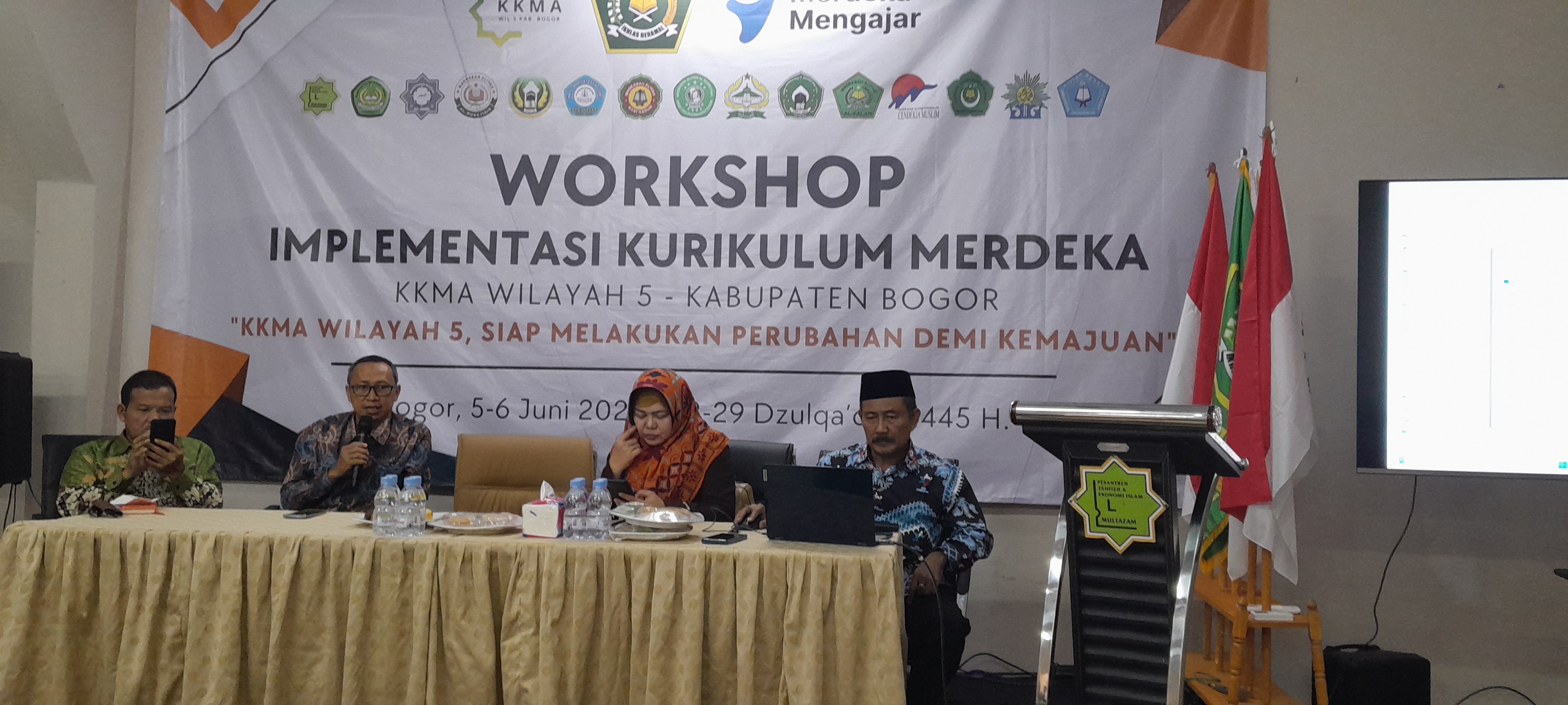 KKMA Wilayah 5 Kabupaten Bogor Menyelenggrakan Workshop Implementasi Kurikulum Merdeka